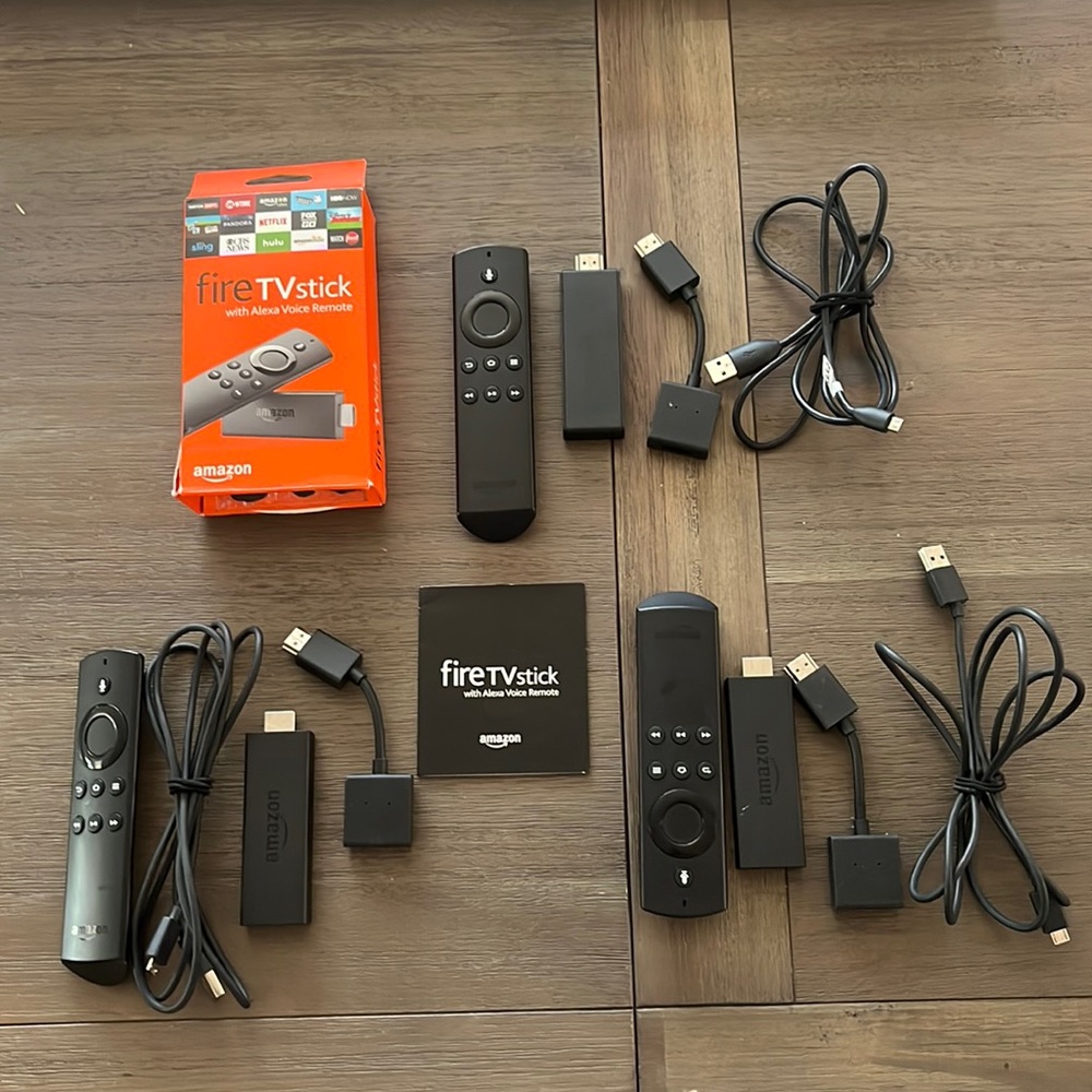 3 Amazon Fire Sticks